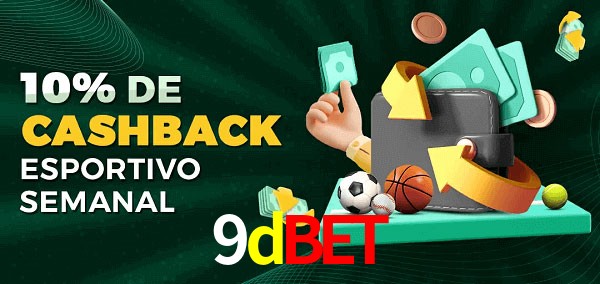 10% de bônus de cashback na 9dbet